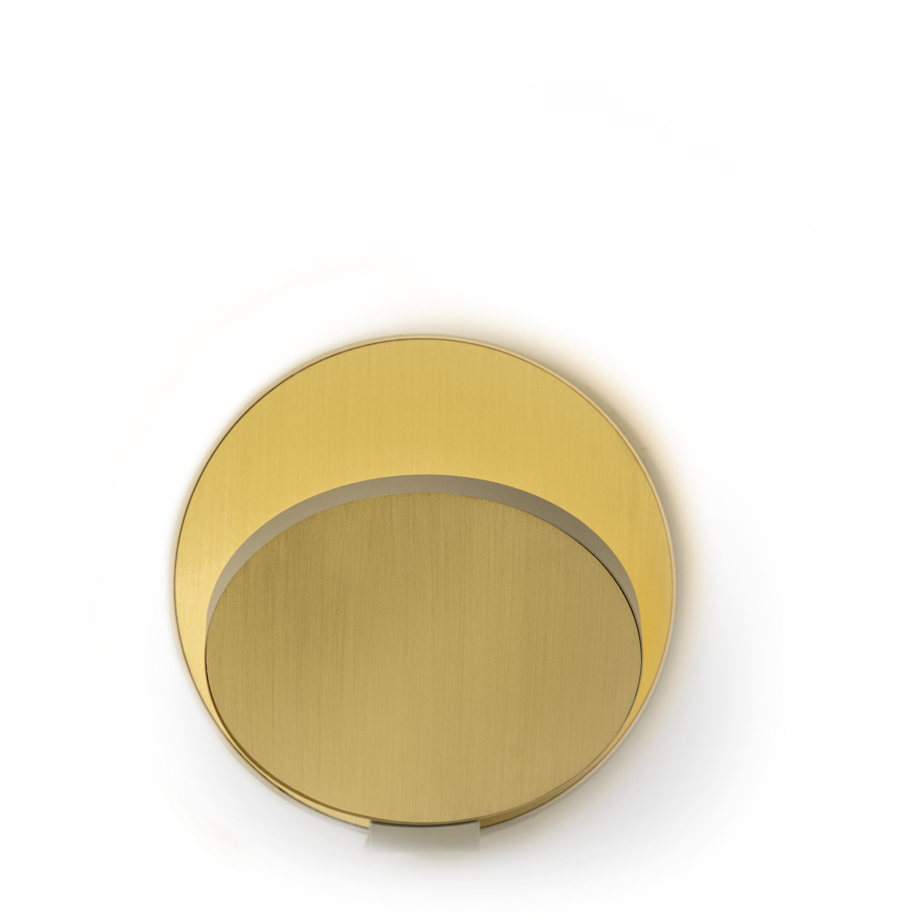Gravy LED 4 inch Silver with Brushed Brass Wall Sconce Wall Light in Silver With Brass, Hardwire